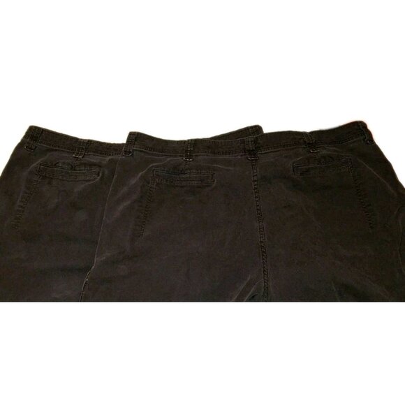 Wrangler Mens Black Work Pants Lot Of Two 44x32 Additional Pockets On Legs - Picture 3 of 7